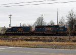 CSX 6943 & 2218 shove on train F729-23